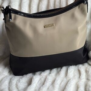 Kate Spade Black and Tan Shoulder Bag